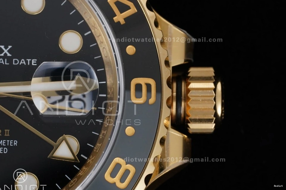 GMT SH3285 Dial V2 Master Edition 126718 New Best ARF YG Jubilee Bracelet Black on GRNR II 1122